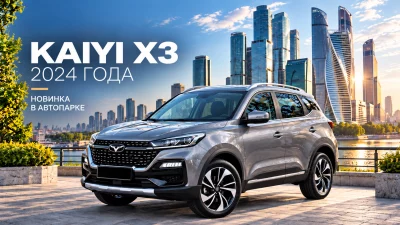 KAIYI X3 2024 — новый кроссовер в автопарке EliteCar